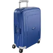 Samsonite S'Cure - Resväska med 4 hjul | blå | 40x55x20 cm