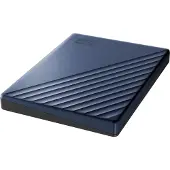 Western Digital WD My Passport Ultra WDBC3C0020BBL - Hårddisk - krypterat - 2 TB - extern (portabel) - USB 3.0 (USB-C kontakt) - 256 bitars AES - blå