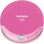 Lenco CD-011 - CD-spelare - rosa