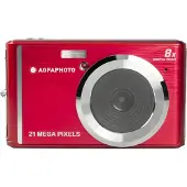 Agfa DC5200 Digitalkamera 21 Megapixel Zoom (optisk): 0 x Röd, Silver Integrerat batteri, med inbyggd blixt