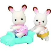 Sylvanian Families Chocolate Rabbit Twins