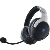 Razer Kaira Pro HyperSpeed - PlayStation Spel Over Ear-hörlurar Bluetooth Stereo Vit Headset, Volymkontroll, Mikrofonljudavstängning