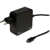 Inter-Tech PD-2065 USB-laddare 65 W USB-C hane Power Delivery 3.0 Svart Inomhus USB Power Delivery (USB-PD), Snabbladdare