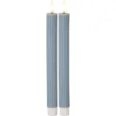 Star Trading LED antikljus blå 2st 25cm