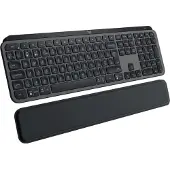 Logitech MX Keys S – trådlöst tangentbord med handledsstöd (DE/QWERTZ), grafit