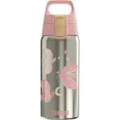 SIGG 6023.40, Daglig användning, 500 ml, Fliplock, Rostfritt stål, Rosa, Rostfritt stål, Barn