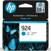 HP 924 (4K0U3NE) cyan bläckpatron (original)