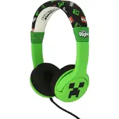 OTL TECHNOLOGIES Minecraft kablerade hörlurar för barn