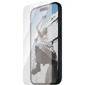 PanzerGlass iPhone 15/16 Safe Ultra-Wide Fit skärmskydd av härdat glas - 9H - Klar