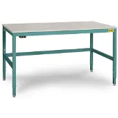 Manuflex LC3926.5021 ESD Arbetsbordmöbel Vattenblå