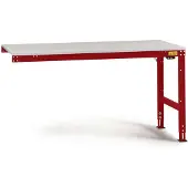 Manuflex LU6128.3003 ESD Arbetsbordmöbel Rubinröd