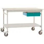 Manuflex BB5351.5021 Arbetsbordmöbel Vattenblå