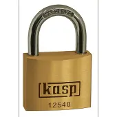 Kasp K12560A4 Hänglås 60 mm Lika låsning Guldgul Nyckel