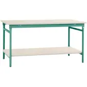 Manuflex BB5227.0001 Arbetsbordmöbel Grå, Grön