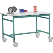 Manuflex BB4031.5021 Arbetsbordmöbel Vattenblå