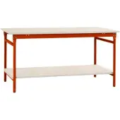 Manuflex BB5221.2001 Arbetsbordmöbel Rödorange (RAL 2001)
