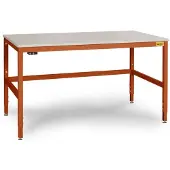 Manuflex LC3058.2001 ESD Arbetsbordmöbel Rödorange (RAL 2001)