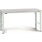 Manuflex LU4013.7035 ESD Arbetsbordmöbel Grå-vit (RAL 7035)