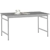 Manuflex BB3034.9006 Arbetsbordmöbel Aluminiumsilver
