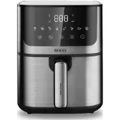 SOGO Human Technology FRE-SS-10880 Varmluftsfritös 5 l 1400 W Rostfritt stål, Svart