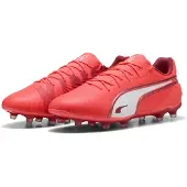 Puma King Match FG/AG Unlimited - Röd/White/Röd, storlek 43