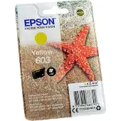 Epson 603 - 2.4 ml - gul - original - blister med RF-larm/akustiskt larm - bläckpatron - för Expression Home XP-2150, 2155, 3150, 3155, 4150, 4155 WorkForce WF-2820, 2840, 2845, 2870