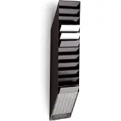 Durable flexxibox 12 A4 informationsbladshållareset, 12 fack för DIN A4 stående format svart mått. (B x H x T) 240 x 1115 x 135 mm.