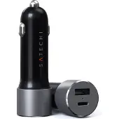 Satechi ST-TCPDCCM Laddningsadapter 72 W 1x USB-A, 1x USB-C Antracit Inomhus