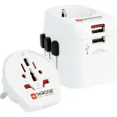 Skross PRO Light USB (2xA) - World, Vit