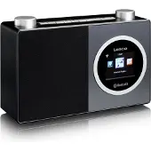 Lenco Internetradio med färgdisplay och Bluetooth Black