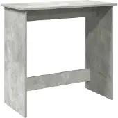 vidaXL Skrivbord betonggrå 80x40x75 cm konstruerat trä