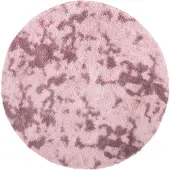 vidaXL Ryamatta med lång lugg NAVARRA dammig rosa 100x100 cm polyester