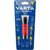 Varta Outdoor Sports F10 17627101421 LED Ficklampa med handrem batteri 235 lm 35 h 0.175