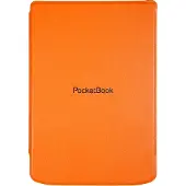 Pocketbook - Vikbart fodral för eBook-läsare - PU imitationsläder, bomull, plast - orange - för Verse, Verse PRO