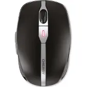 Cherry JW-9100-2 WiFi mus Sladdlös, Trådlös, Bluetooth Optisk Svart/Silver 6 Knappar 2400 dpi
