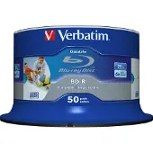 Verbatim DataLife - 50 x BD-R - 25 GB 6x - yta utskrivbar med bläckstråleskrivare - spindel