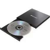 Verbatim External Ultra HD 4K Bluray-brännare extern 4K-videostöd Box USB-C (USB 3.2 Gen 1) Svart