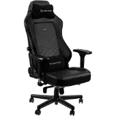 Noblechairs HERO Gaming Chair - Black/Platinum-White Gaming Stol - Svart / Vit - PU-skin - Upp till 150 kg