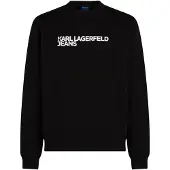 Karl lagerfeld JEANS Sweatshirt svart / vit