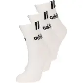 Adidas Sportsockor '3-Stripes Linear' svart / vit