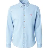 Levi's Skjorta 'Battery Housemark Slim Fit Shirt' ljusblå