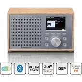Lenco Bordsradio DAR-017WH DAB+, FM Väckningsfunktion Ek