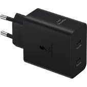 Samsung EP-T5020 - Strömadapter - 50 Watt - 3 A - SFC 2.0, PD 3.0 (USB-C) - på kabel: USB-C - svart
