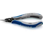 Knipex 34 52 130 Elektronik och finmekanik Flat rundtång Krom-vanadium kullagerstål 130 mm