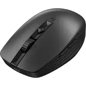 HP 710 - Mus - laddningsbar - 7 knappar - trådlös - Bluetooth 5.3, 2.4 GHz - trådlös USB-mottagare - svart