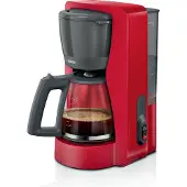 Bosch MyMoment TKA2M114 - Kaffemaskin - 14 koppar - djup röd/svart grå