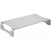 Logilink Tabletop monitor riser, aluminum Monitorupphöjning Höjdintervall: 6.3 cm (max) Silver