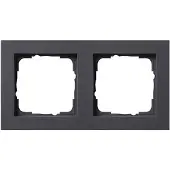 Gira 0212 23 Täckram 2x E2, Standard 55 Antracit