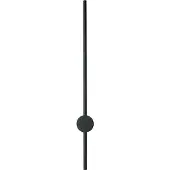 Ideal Lux LED vägglampa Essence, Svart, Vardagsrum / matsal, Aluminium / grå / zink, Modern, LED-vägglampa, vägglampa inomhus