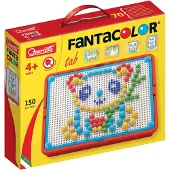 Quercetti Stickmosaik - Fantacolor Tab - 150 Delar - 923 - - One Size - Kreativt lekset